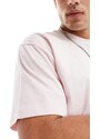 New Look - T-shirt oversize rosa chiaro