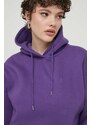 Volcom felpa donna colore violetto con cappuccio