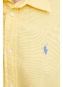Polo Ralph Lauren camicia in cotone donna colore giallo 211906512