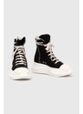 Rick Owens scarpe da ginnastica Woven Shoes Abstract Sneak uomo colore nero DU01D1840.CBES1.911