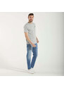 New Balance t-shirt tessuto grigio