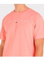 Tommy Jeans T-shirt con Logo Sand Rosa Uomo