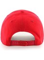 47brand berretto da baseball in cotone MLB New York Yankees colore rosso con applicazione B-BRMPS17WBP-RD