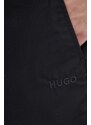 HUGO pantaloncini in cotone colore nero 50510596
