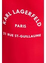 Karl Lagerfeld costume da bagno intero colore rosso