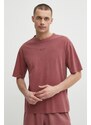 Reebok t-shirt in cotone uomo colore rosa 100076357