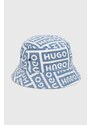 Hugo Blue berretto in cotone colore blu 50522296