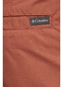 Columbia pantaloncini in cotone Washed Out colore rosso 1491953 1491953