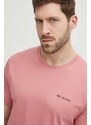 Columbia t-shirt in cotone North Cascades colore rosa 1834041