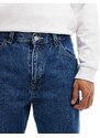 Dr Denim - Colt Worker - Jeans ampi a fondo ampio lavaggio stream medio rétro-Blu
