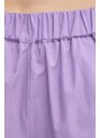 MAX&Co. pantaloni in cotone colore violetto 2416131024200