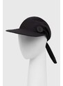 MMC STUDIO berretto da baseball in cotone colore nero FELIA.HAT