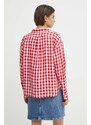 Polo Ralph Lauren camicia di lino colore rosso 211935130