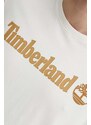 Timberland t-shirt in cotone uomo colore beige TB0A5UPQCM91
