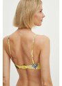 Desigual top bikini PALMS TOP colore giallo 24SWMK06