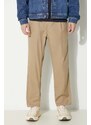 Carhartt WIP pantaloni in cotone Abbott Pant colore beige I033126.8Y02