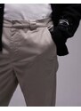 Topman - Pantaloni affusolati color pietra-Neutro