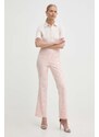 Guess pantaloni ORNELLA donna colore rosa W4GB18 WG492