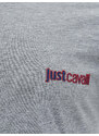 T-Shirt in Cotone Grigia Just Cavalli 48 Grigio 2000000015385