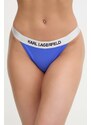 Karl Lagerfeld slip da bikini colore blu navy