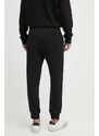 Armani Exchange pantaloni da jogging in cotone colore nero con applicazione