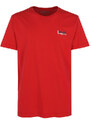 Lonsdale T-shirt Girocollo Da Uomo In Cotone Manica Corta Rosso Taglia L