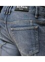 Balmain Ribbed Slim-Fit Denim Jeans