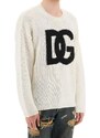 Dolce & Gabbana Linen Logo Sweater