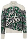 Etro Ribbed Turtleneck Knit Sweater