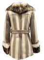 Marc Jacobs Fur Trim Coat