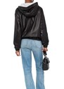 Saint Laurent Leather Hoodded Top