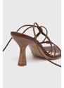 Alohas sandali in pelle Belinda colore marrone S100214.02