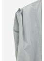 LEMAIRE Topwear CAP SLEEVE WITH SNAP in cotone grigio