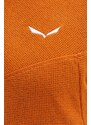 Salewa felpa da sport Paganella colore arancione