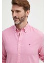 Tommy Hilfiger camicia uomo colore rosa