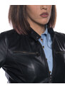 Leather Trend Vanessa - Giacca Donna Nera in vera pelle