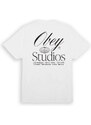 Obey Studios Worldwide T-Shirt Bianca,Bianco | 165