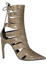 Versace Snake Leather Ankle Boots