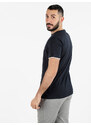 Baci & Abbracci T-shirt Da Uomo In Cotone Manica Corta Blu Taglia Xl