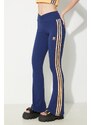 adidas Originals leggings RIB FLRD Leggin donna colore blu navy con applicazione JG8045
