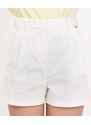 Tommy Jeans Shorts a pieghe Claire Bianco Donna