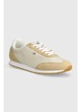 Tommy Hilfiger sneakers FLAG HERITAGE RUNNER colore beige FW0FW08077