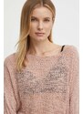 Sisley maglione donna colore rosa
