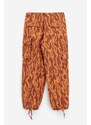 ERL Pantalone PRINTED CARGO in cotone arancione
