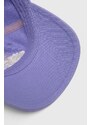 Peak Performance berretto da baseball in cotone colore violetto con applicazione