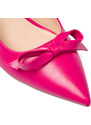 Décolleté slingback fucsia da donna con tacco a campana 8 cm Lora Ferres