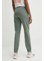 Casall pantaloni da jogging in cotone colore verde con applicazione