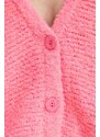 American Vintage cardigan in lana GILET ML colore rosa ZOL19AE24