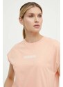 Napapijri t-shirt in cotone S-Tahi donna colore arancione NP0A4HOJP1I1