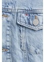 Tommy Jeans giacca di jeans donna colore blu DW0DW18331